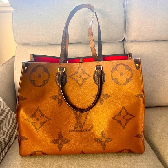 Beautiful Louis Vuitton Reverse On the go GM tote bag! - Picture 7 of 14